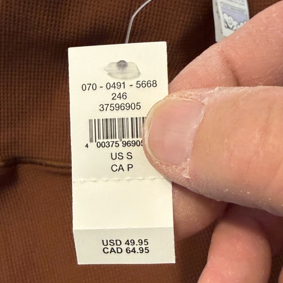 Aerie Offline Real Me 7/8 Waffle Knit High Waisted Crossover Leggings NWT S Rust - Picture 9 of 12